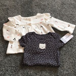 Baby girl bodysuit and top